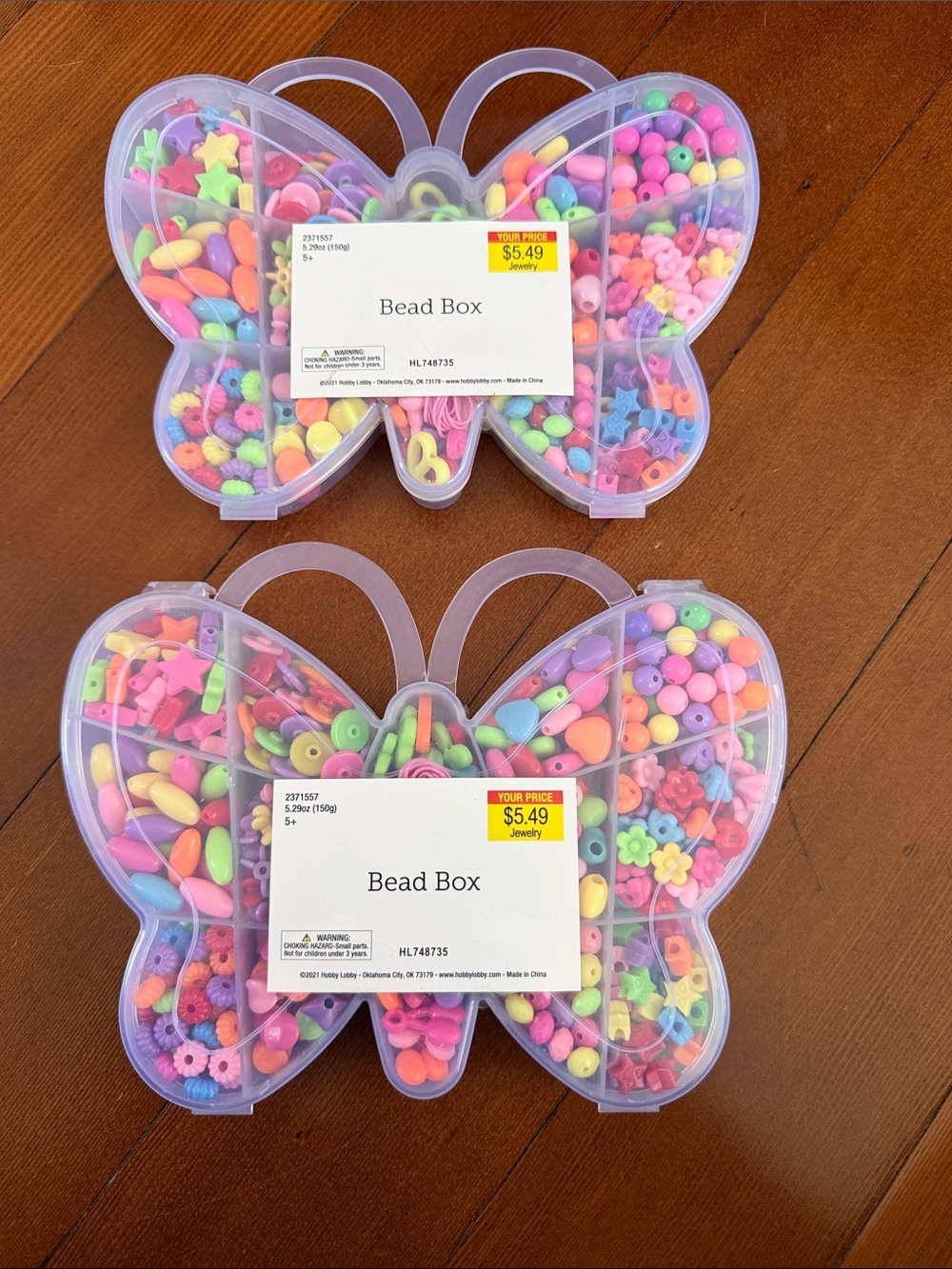 Bead Box Kids Jewelry Craft Kit - Pastel Multicolor